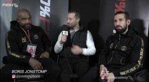 Interview post 100%Fight 45 de Boris Jonstomp & Cut coach de la Atch Academy